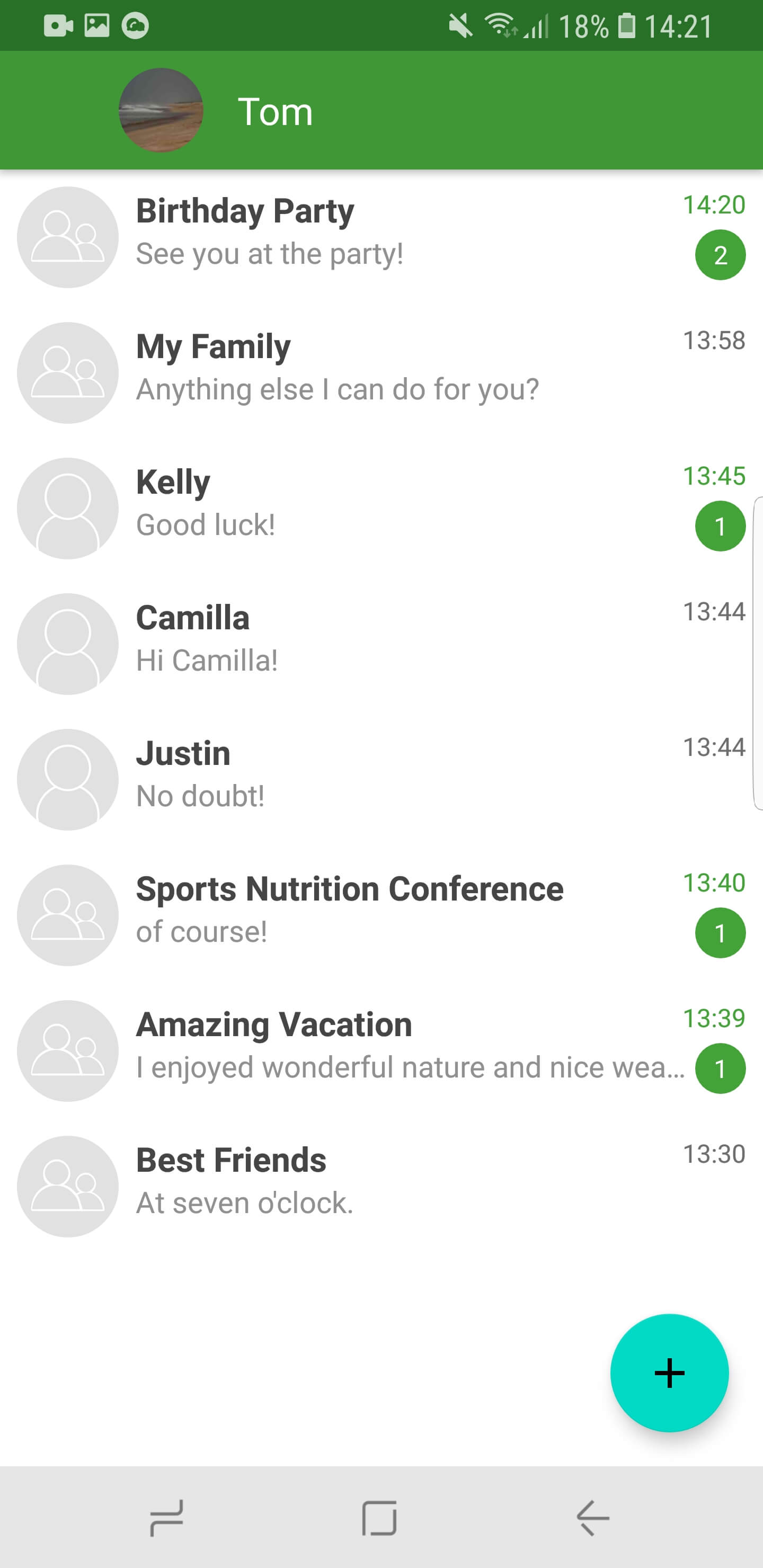 Android Messenger Chat and Video Chat code sample